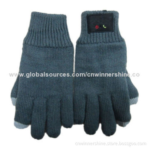 Bluetooth Gloves for Winter, Warmth, 2 Fingers, Touch Screen, 100% Acrylic, OEM/ODM, Free Samples